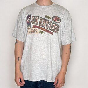 Y2K San Antonio Texas Western Tribal Tourist Travel Unisex T-Shirt XL